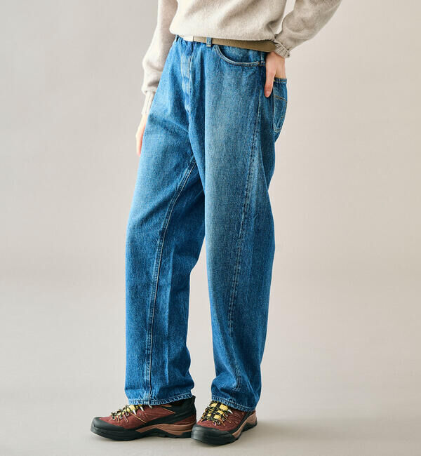  「orSlow | HIGH WAIST SELVEDGE DENIM PANTS USED WOMEN」|デニム|