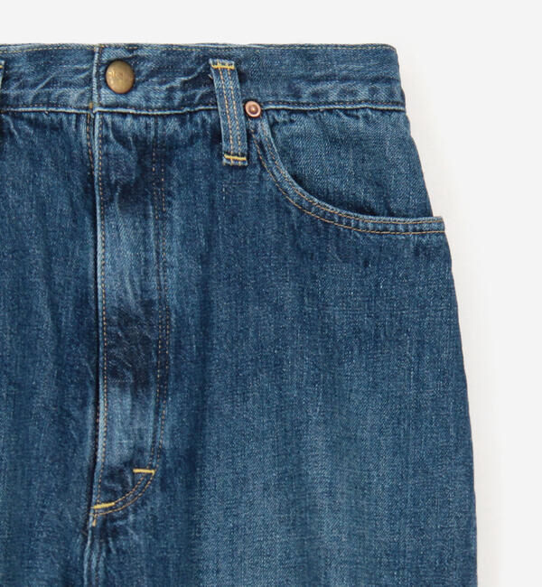  「orSlow | HIGH WAIST SELVEDGE DENIM PANTS USED WOMEN」|デニム|