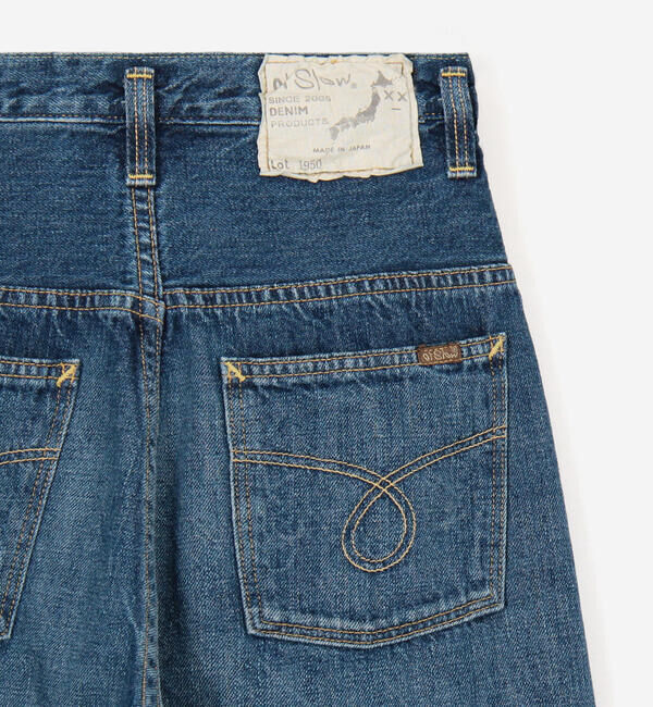  「orSlow | HIGH WAIST SELVEDGE DENIM PANTS USED WOMEN」|デニム|