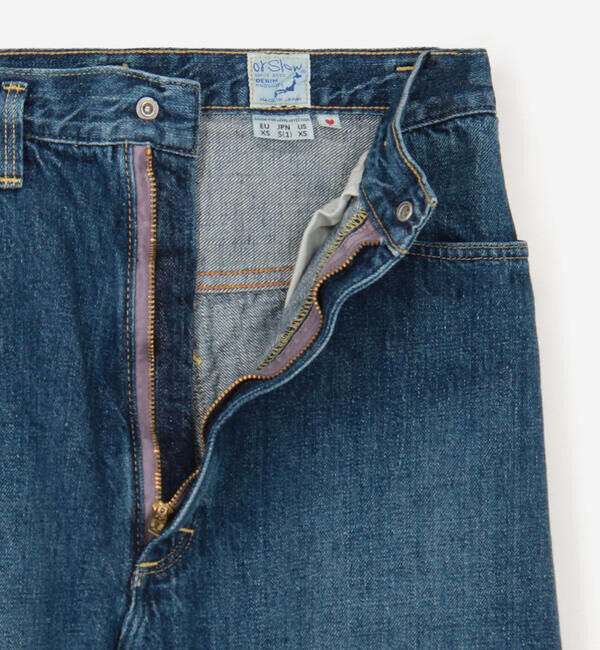  「orSlow | HIGH WAIST SELVEDGE DENIM PANTS USED WOMEN」|デニム|