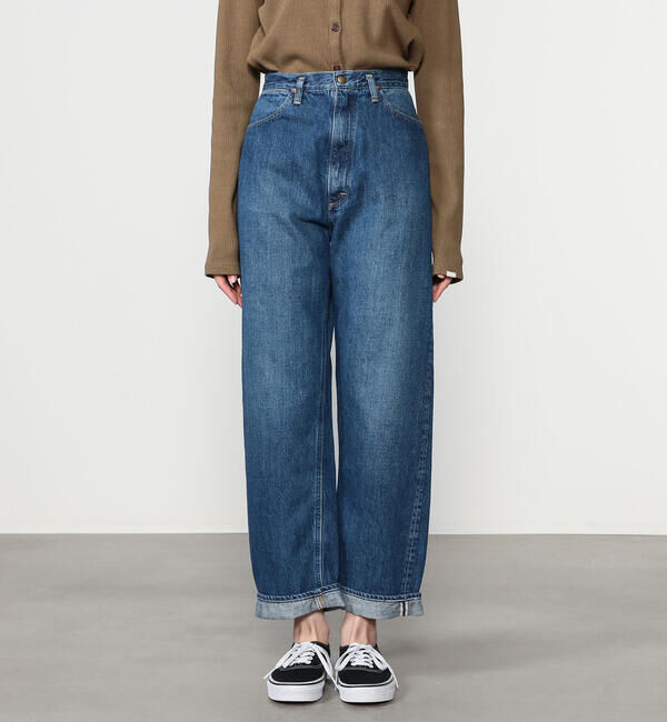  「orSlow | HIGH WAIST SELVEDGE DENIM PANTS USED WOMEN」|デニム|