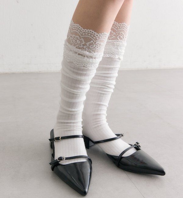  「26AW レースレイヤードソックス」|ソックス|
