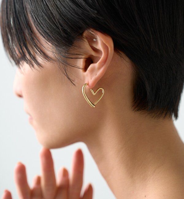  「【GALENA/ガレナ】ハートピアス」|ピアス|