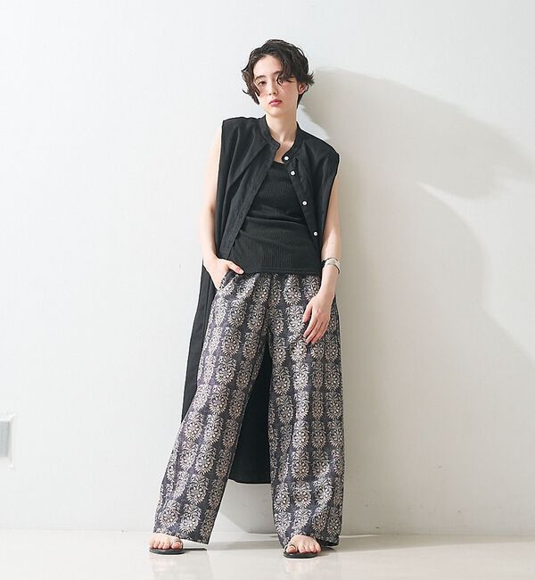 collex「タックショルダーリネンコットンワンピース」|ワンピース|