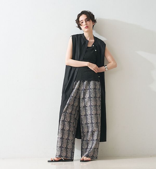 collex「タックショルダーリネンコットンワンピース」|ワンピース|