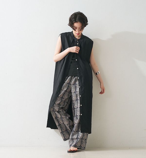collex「タックショルダーリネンコットンワンピース」|ワンピース|