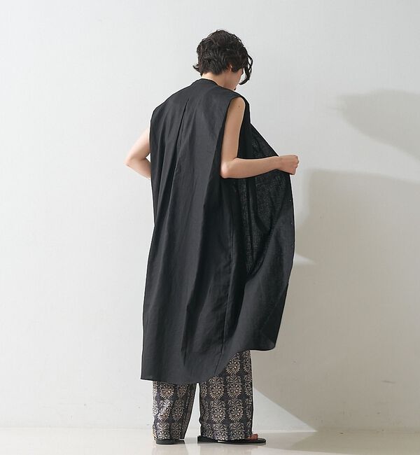 collex「タックショルダーリネンコットンワンピース」|ワンピース|