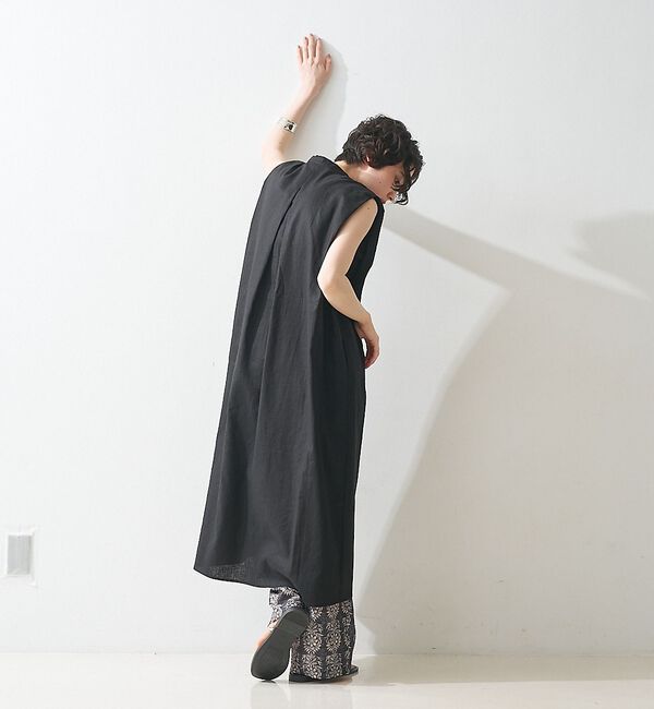 collex「タックショルダーリネンコットンワンピース」|ワンピース|