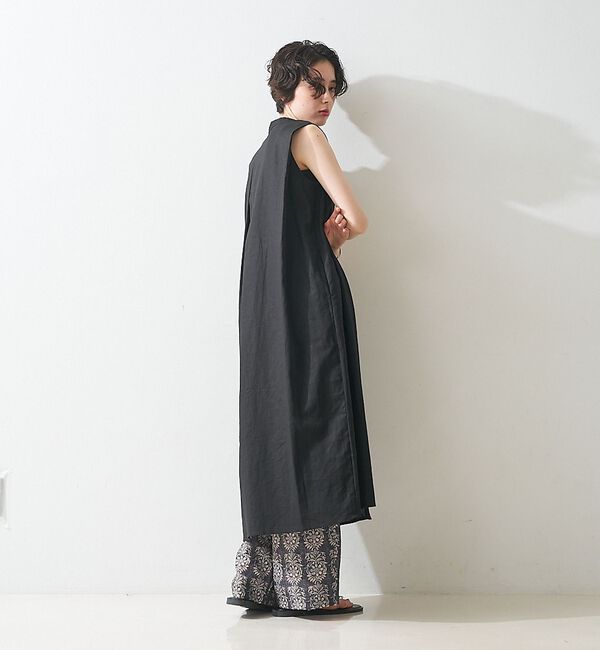 collex「タックショルダーリネンコットンワンピース」|ワンピース|