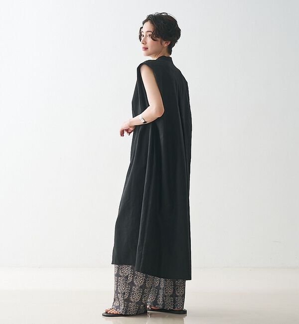 collex「タックショルダーリネンコットンワンピース」|ワンピース|