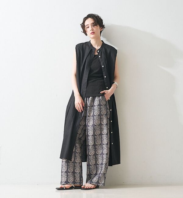 collex「タックショルダーリネンコットンワンピース」|ワンピース|