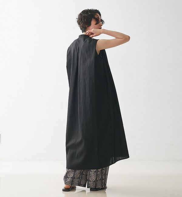 collex「タックショルダーリネンコットンワンピース」|ワンピース|
