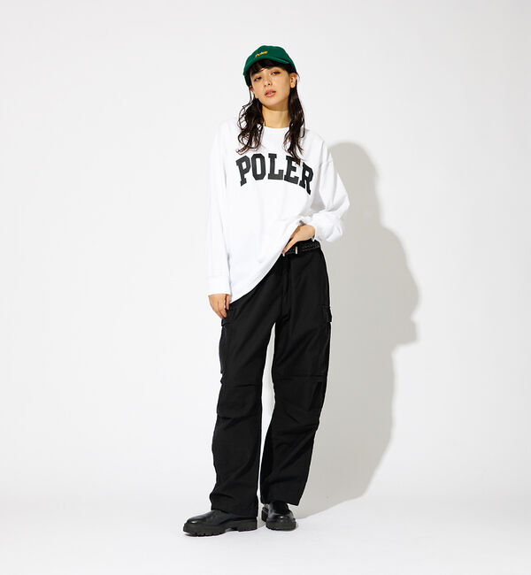 ABAHOUSE「【POLeR/ポーラー】COLLEGE ロングスリーブTシャツ」|Tシャツ・カットソー|
