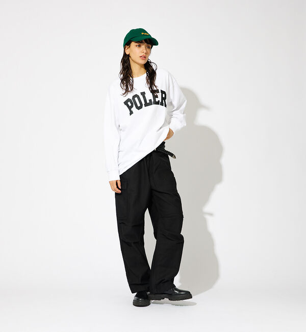 ABAHOUSE「【POLeR/ポーラー】COLLEGE ロングスリーブTシャツ」|Tシャツ・カットソー|