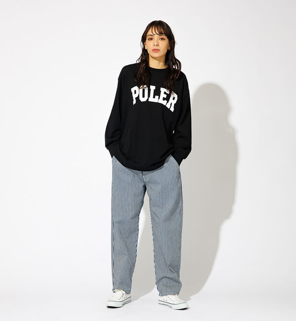 ABAHOUSE「【POLeR/ポーラー】COLLEGE ロングスリーブTシャツ」|Tシャツ・カットソー|