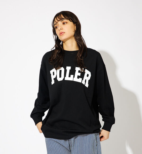 ABAHOUSE「【POLeR/ポーラー】COLLEGE ロングスリーブTシャツ」|Tシャツ・カットソー|