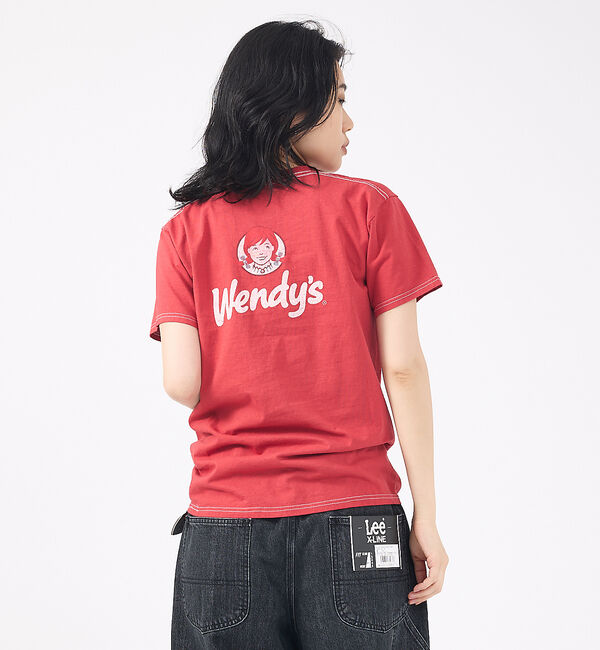 ABAHOUSE「【FRUIT OF THE LOOM/フルーツ オブ ザ ルーム】WENDYSガ」|Tシャツ・カットソー|レッド