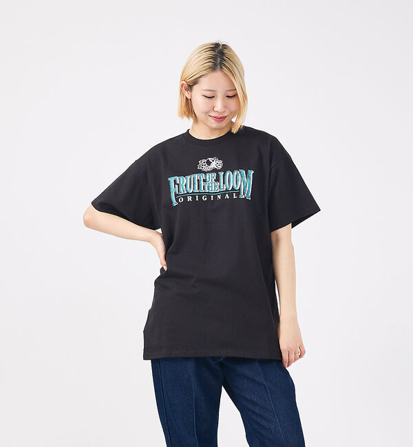 ABAHOUSE「【FRUIT OF THE LOOM/フルーツ オブ ザ ルーム】Print T」|Tシャツ・カットソー|ブラック系その他2