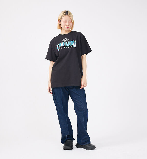 ABAHOUSE「【FRUIT OF THE LOOM/フルーツ オブ ザ ルーム】Print T」|Tシャツ・カットソー|