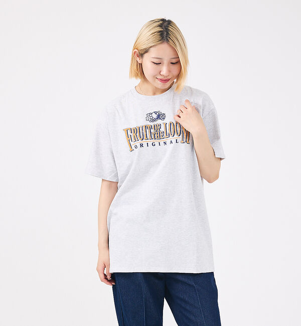 ABAHOUSE「【FRUIT OF THE LOOM/フルーツ オブ ザ ルーム】Print T」|Tシャツ・カットソー|グレー系その他2