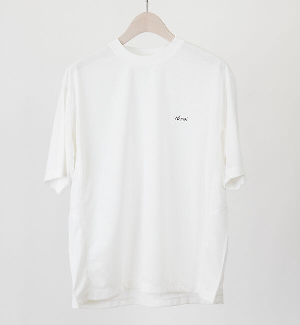 ABAHOUSE「【NANGA/ナンガ 】DRY MIX PIVOT SLEEVE TEE/ ロゴ」|Tシャツ・カットソー|