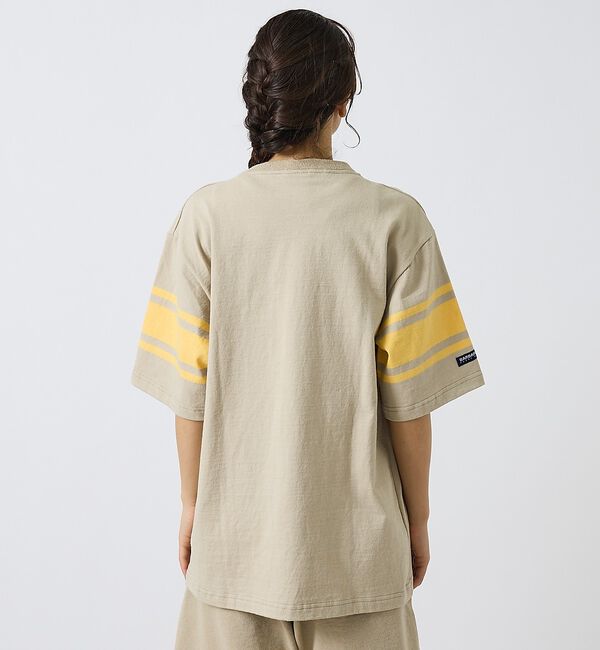 ABAHOUSE「【BARBARIAN / バーバリアン】Crewneck Short ナンバリン」|Tシャツ・カットソー|