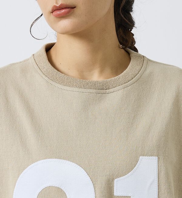 ABAHOUSE「【BARBARIAN / バーバリアン】Crewneck Short ナンバリン」|Tシャツ・カットソー|