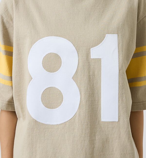 ABAHOUSE「【BARBARIAN / バーバリアン】Crewneck Short ナンバリン」|Tシャツ・カットソー|