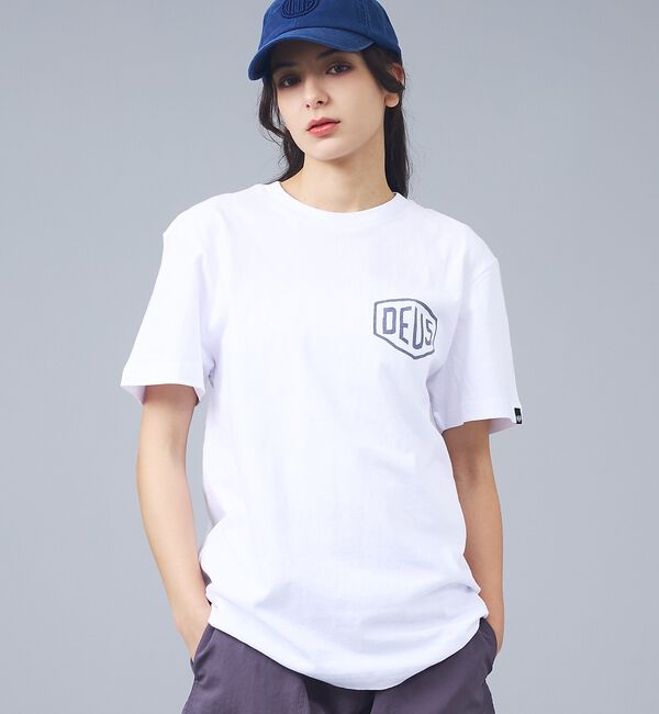 ABAHOUSE「【DEUS / デウス】VENICE ADDRESS / バックプリント 半袖T」|Tシャツ・カットソー|