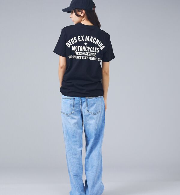 ABAHOUSE「【DEUS / デウス】VENICE ADDRESS / バックプリント 半袖T」|Tシャツ・カットソー|