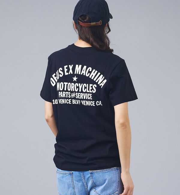 ABAHOUSE「【DEUS / デウス】VENICE ADDRESS / バックプリント 半袖T」|Tシャツ・カットソー|