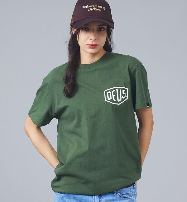 ABAHOUSE「【DEUS / デウス】VENICE ADDRESS / バックプリント 半袖T」|Tシャツ・カットソー|