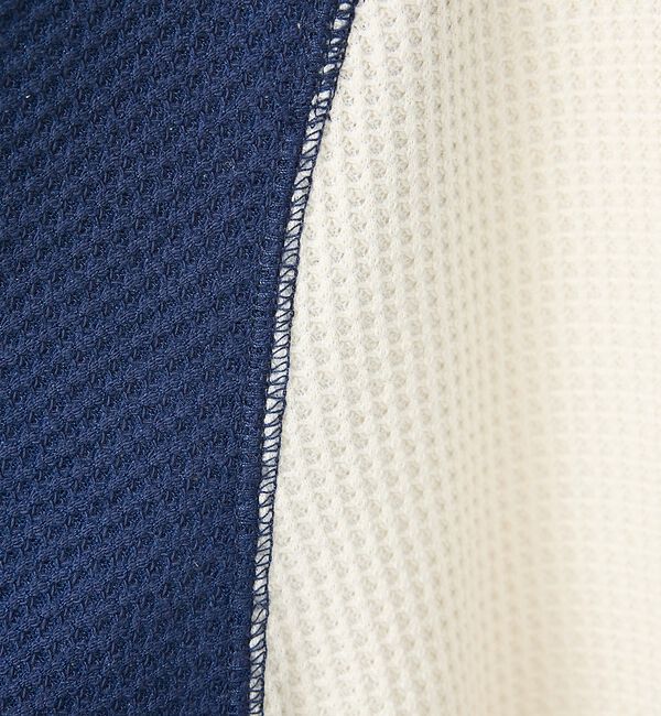 ABAHOUSE「【JEMORGAN /ジェーイーモーガン 】ワッフルラグランスリーブ７分袖Tシャ」|Tシャツ・カットソー|