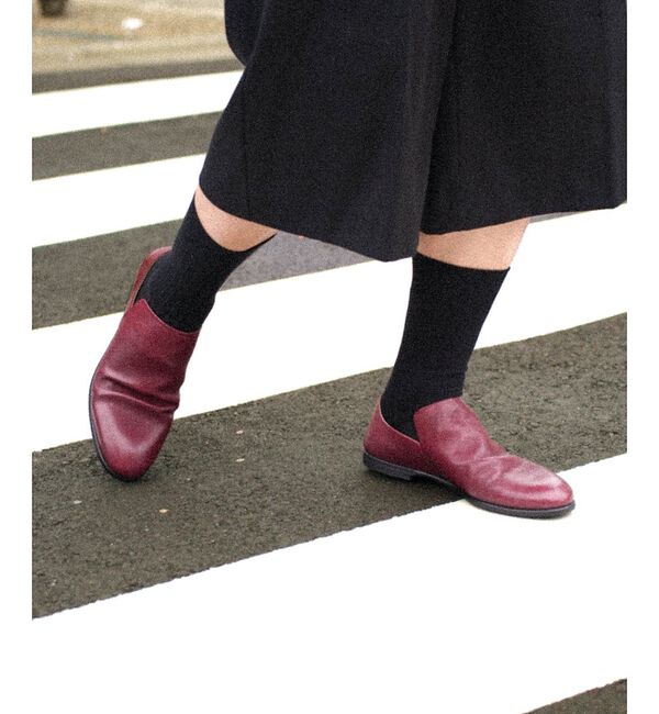 alfredoBANNISTER「【再入荷】ソフトレザー ドレープ シューズ」|スニーカー|
