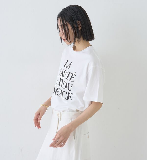 Rouge vif「バックフォト グラフィックロゴTシャツ」|Tシャツ・カットソー|