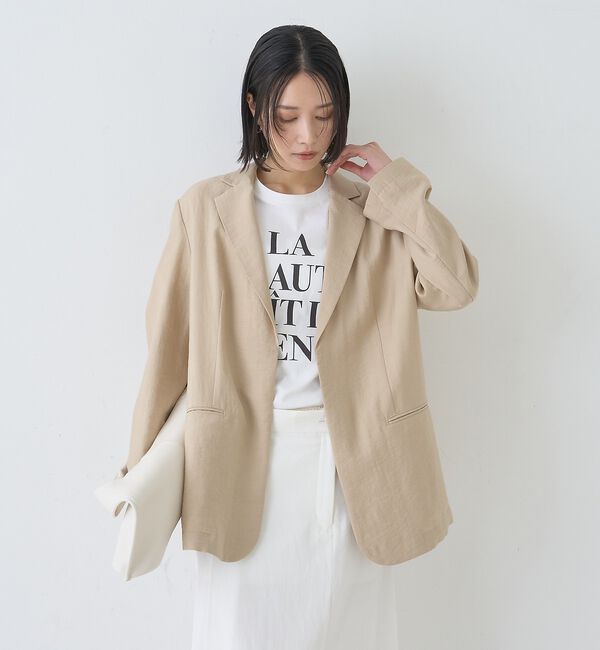 Rouge vif「バックフォト グラフィックロゴTシャツ」|Tシャツ・カットソー|