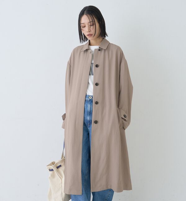 Rouge vif「【2サイズ展開】ステンカラーロングコート」|ステンカラーコート|