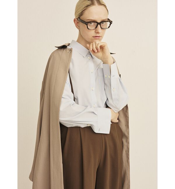 Rouge vif「【2サイズ展開】ステンカラーロングコート」|ステンカラーコート|