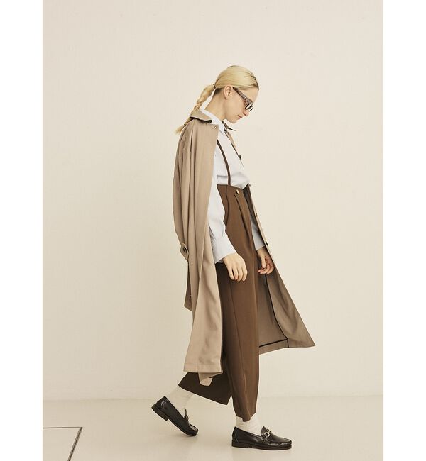 Rouge vif「【2サイズ展開】ステンカラーロングコート」|ステンカラーコート|
