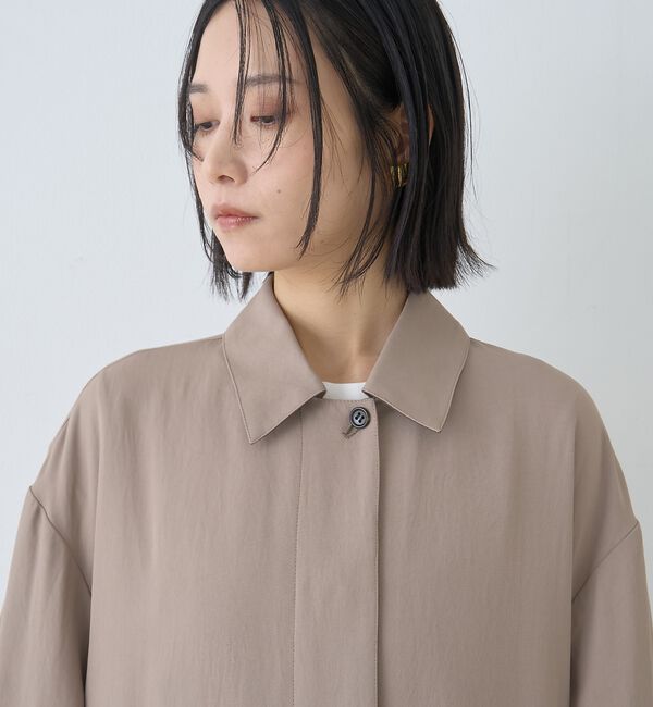 Rouge vif「【2サイズ展開】ステンカラーロングコート」|ステンカラーコート|
