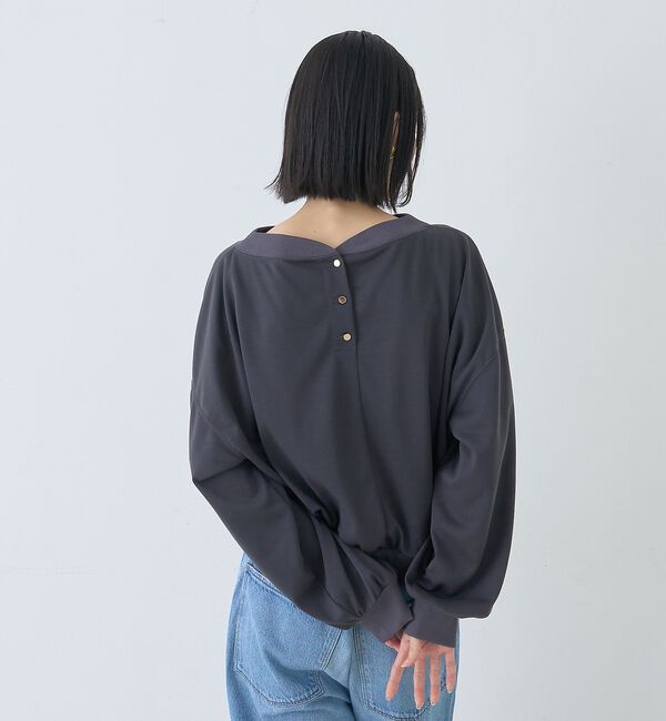 Rouge vif「ポリスパンパフスリーブイージーカットプルオーバー/吸水速乾」|Tシャツ・カットソー|
