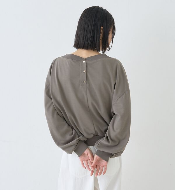 Rouge vif「ポリスパンパフスリーブイージーカットプルオーバー/吸水速乾」|Tシャツ・カットソー|