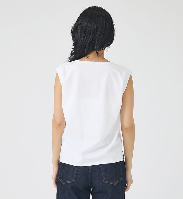 Rouge vif「【2点セット / 細見え / 一部店舗 / WEB限定】フレンチスリーブTシャツ」|スカート|