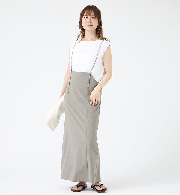 Rouge vif「【2点セット / 細見え / 一部店舗 / WEB限定】フレンチスリーブTシャツ」|スカート|