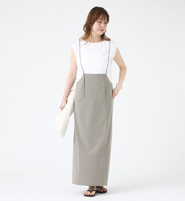Rouge vif「【2点セット / 細見え / 一部店舗 / WEB限定】フレンチスリーブTシャツ」|スカート|