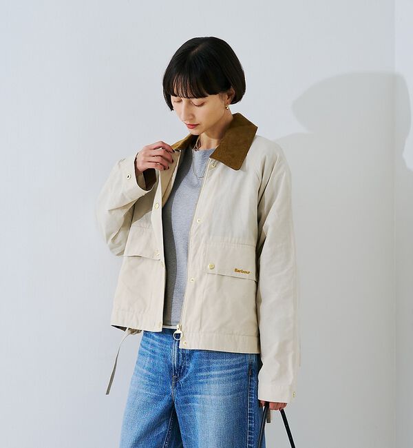 Rouge vif「【Barbour/バブアー】 シャワープルーフショート丈ジャケット / ブルゾン」|ブルゾン・スタジャン|