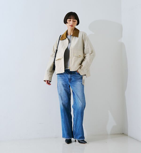 Rouge vif「【Barbour/バブアー】 シャワープルーフショート丈ジャケット / ブルゾン」|ブルゾン・スタジャン|