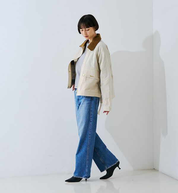 Rouge vif「【Barbour/バブアー】 シャワープルーフショート丈ジャケット / ブルゾン」|ブルゾン・スタジャン|