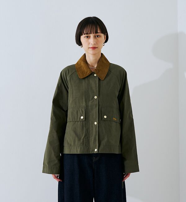 Rouge vif「【Barbour/バブアー】 シャワープルーフショート丈ジャケット / ブルゾン」|ブルゾン・スタジャン|