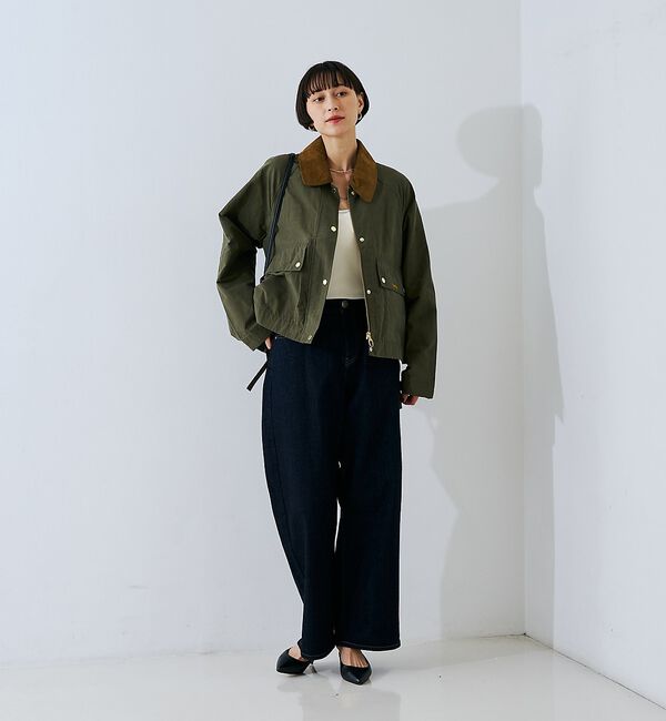Rouge vif「【Barbour/バブアー】 シャワープルーフショート丈ジャケット / ブルゾン」|ブルゾン・スタジャン|